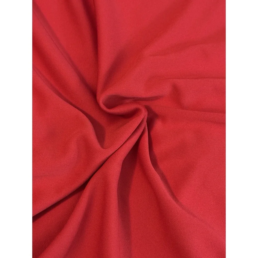 New vintage Red Stretchy Fabric Approx 34